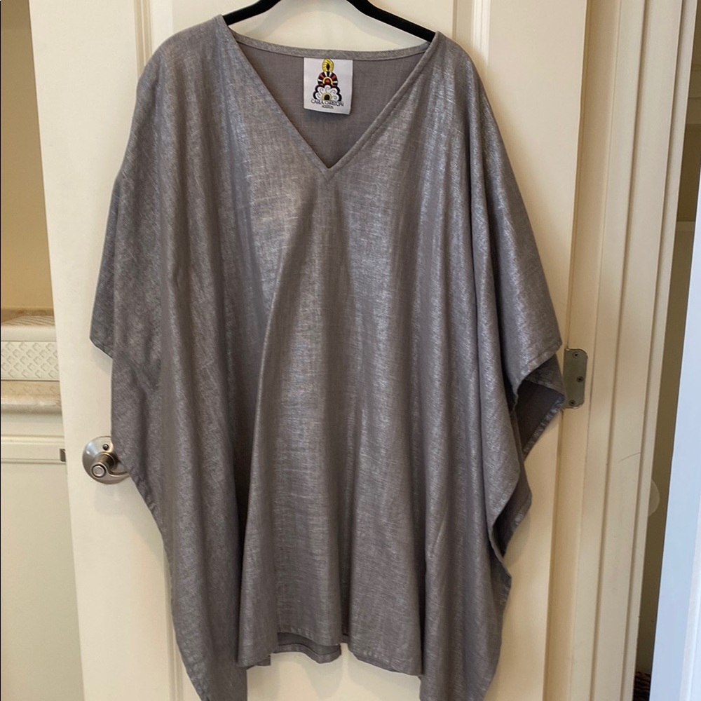 Purple Oversized Dolman Sleeve Midi Dress
